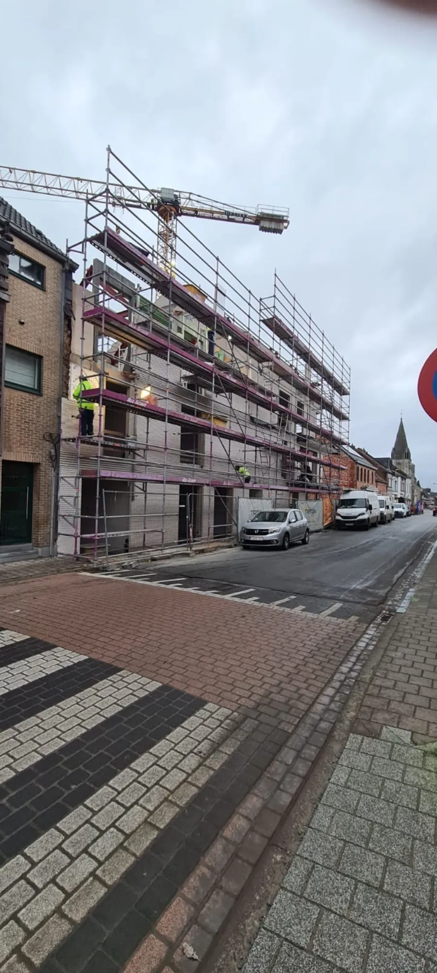 Ruwbouw vanaf de Fonteinstraat